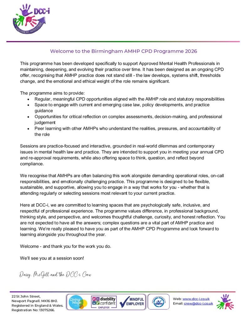Programme flyer