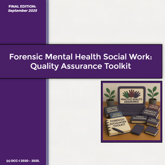 Forensic mental health social work briefing cover illustration